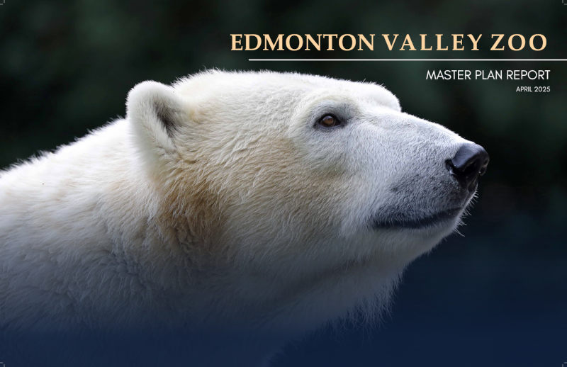 Zoo Master Plan Cover Cover of the 2025 Zoo Master Plan
