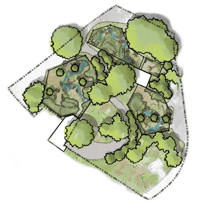 Project Carnivora Map An artist map of the layout of Project Carnivora