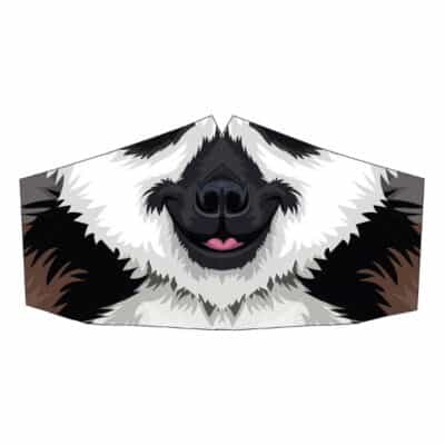 Peppermint Narwhal Face Mask: Lemur