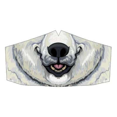 Peppermint Narwhal Mask: Polar Bear
