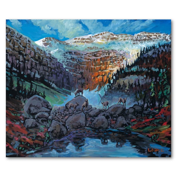 An image of the painting Big Horn View