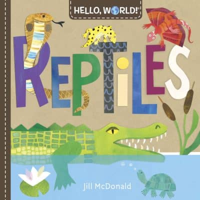 A board book for children all about reptiles.