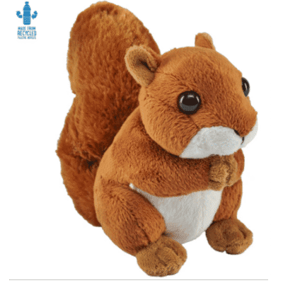 Image of brown squirrel plush toy